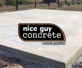 Newly constructed concrete garage with polished flooring in Mississauga