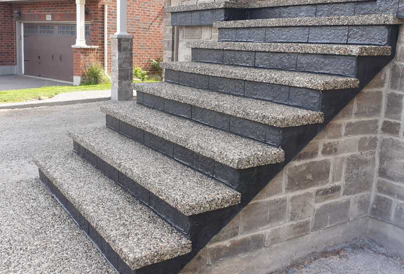 concrete steps