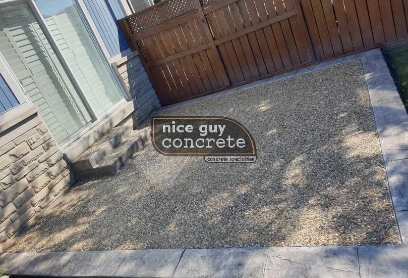 concrete patio