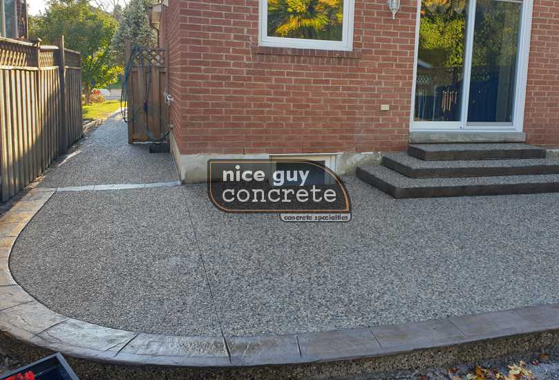 Spacious Concrete Patio Perfect for Hamilton Family Gatherings