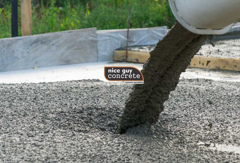 concrete preparation pad