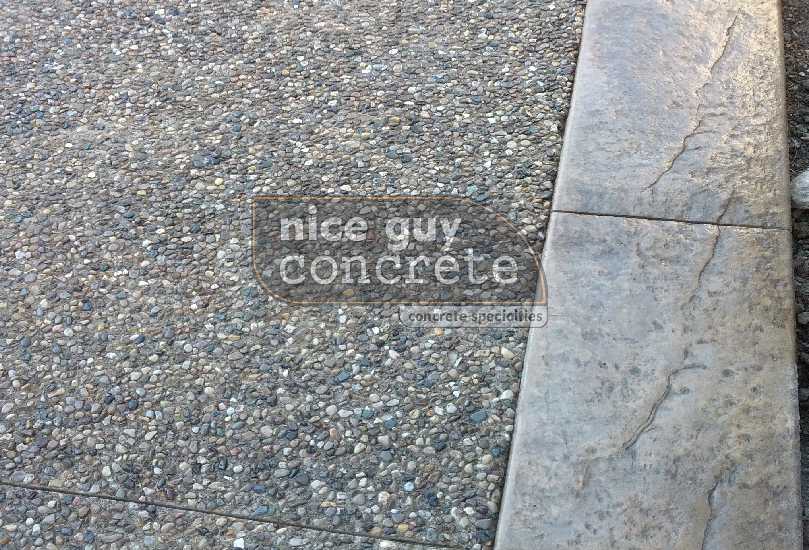 exposed aggregate concrete