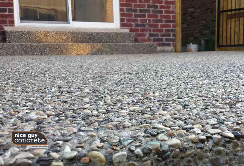 exposed aggregate concrete