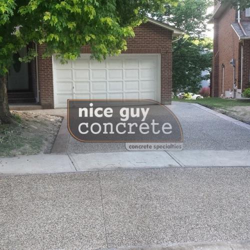 Exposed Aggregate Entrance