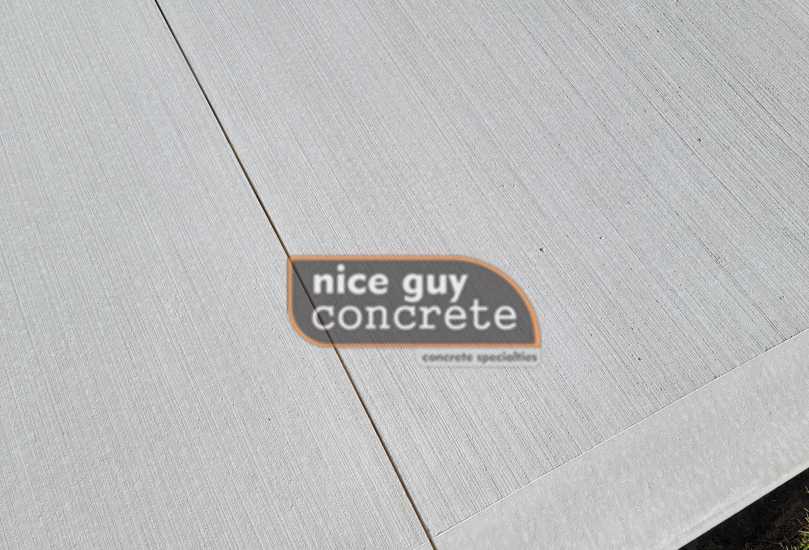 plain concrete finish