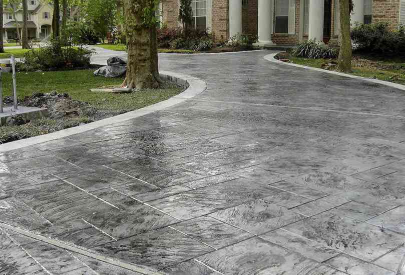 stamped-concrete